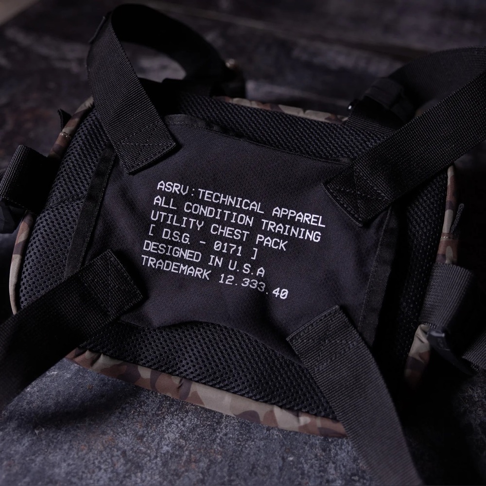 ASVR Trail Pack Chest Rig - BLACK